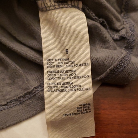 OSHKOSH Girl sz 5 Grey with Silver Sequins Top EUC - Picture 5 of 8